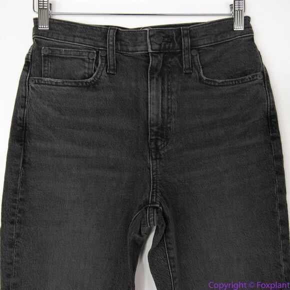 NEW Madewell High-Rise Slim Boyjean in Caton Wash‎ Ripped-Knee, 25 - Picture 3 of 16